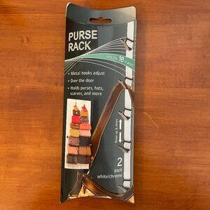 Purse Rack Set of 2 - Holds Up to 16 Purses. New in package.